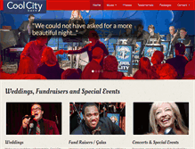 Tablet Screenshot of coolcityband.com